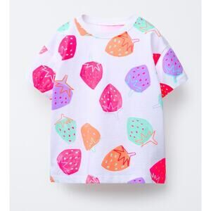 ZARA Strawberries Tee Size 2